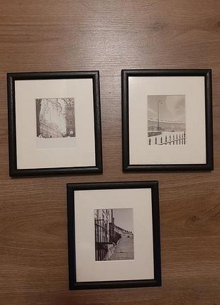 Три черные рамки