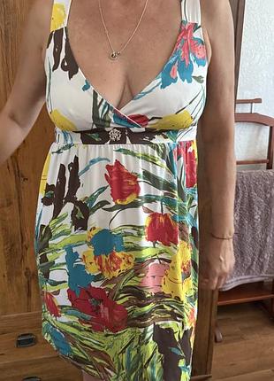 Яркий сарафан roberto cavalli