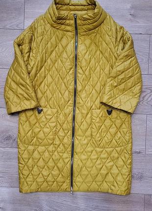 Демисезонная стеганая куртка натеплую весну, осень, 46 р