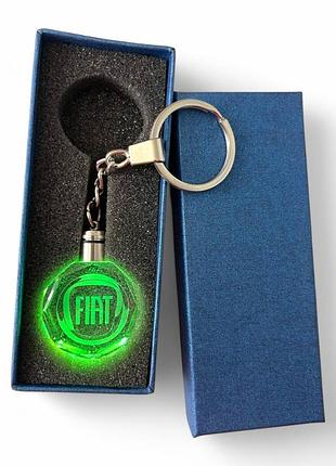 Брелок для ключей с подсветкой led fiat