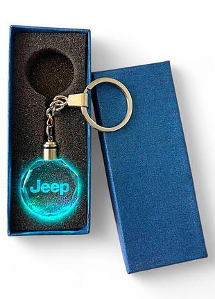 Брелок для ключей с led подсветкой jeep