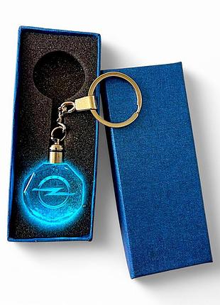 Брелок для ключей с подсветкой led opel