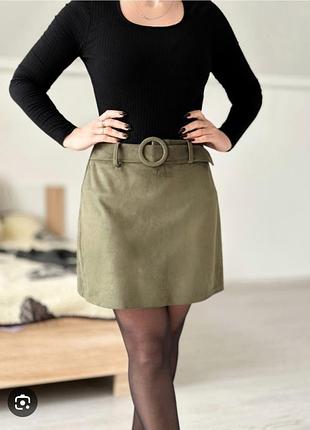 Хорошая замшевая юбка