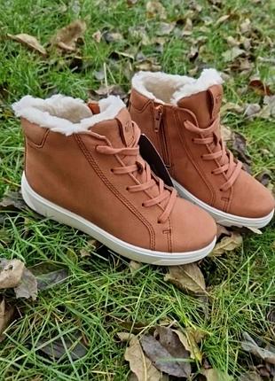 Зимние ecco street tray gore-tex/ размер 31 оригинал