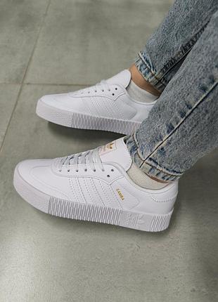 👟 жіночі кросівки adidas samba white 👟
