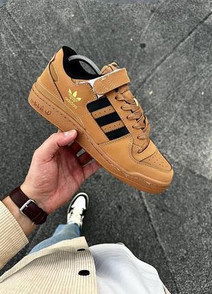 🍂 повсякденні чоловічі кросівки на осінь adidas forum low premium 🔝