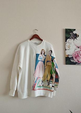 Свитшот двунитка петля🩷🩷🩷