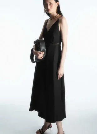 Сукня cos v-neck midi slip dress / 42