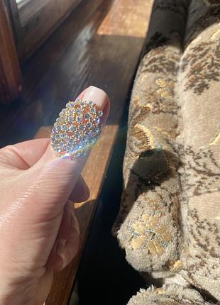 Перстень  з камінцями