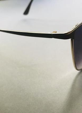 Сонцезахистні окуляри. металева оправа 5.5*14 см