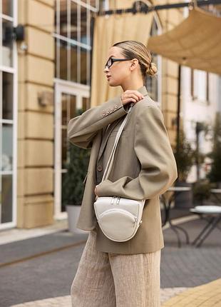 Жіноча сумка кроссбоді sambag sofi сіра