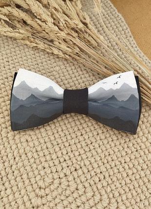 Краватка-метелик гори, ручний розпис