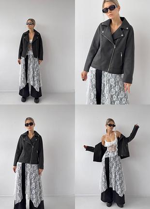 Чорна оверсайз косуха, матова s/m