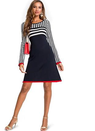 Теплое вязаное платье 54-56 гг недостаток