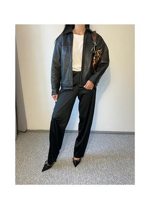 Вінтажна куртка / бомбер натуральна шкіра