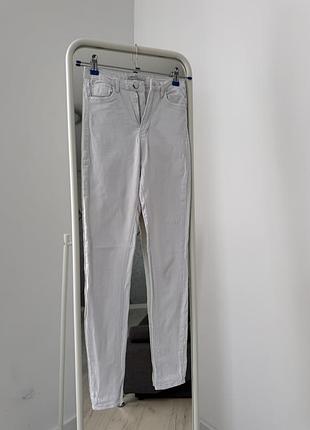 Джинси білі скіні