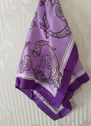 Gucci винтажный оригинальный шелковый платок платок платок