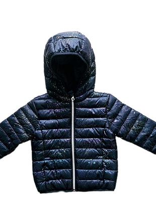 Куртка демісезонна дитяча німеччина 86см, 98см, 12-18місяців, 18-24міс, 2-3роки, куртка демі для дівчаток, куртка-дутік дитяча з зірочками