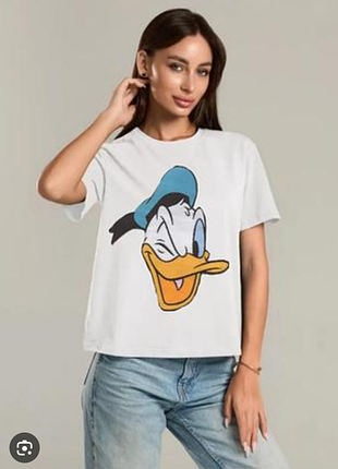 Футболка с дональдом даком р.2xs
