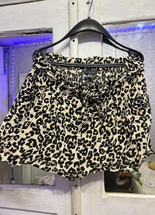 Шорти легкі лео принт