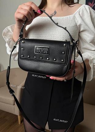 Нова сумка versace couture чорна через плече оригінал