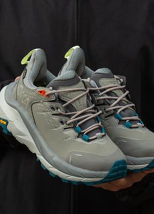 👟 кросівки    hoka one one kaha 2 low gore-tex 'sharkskin blue coral'     / наложка bs👟