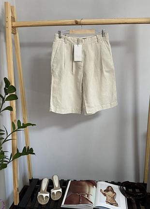 Лляні шорти zara 10