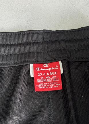 Спортивний костюм чоловічий чорний на лампасах champion оригінал