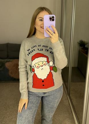Джемпер с рождественским принтом No103max 2