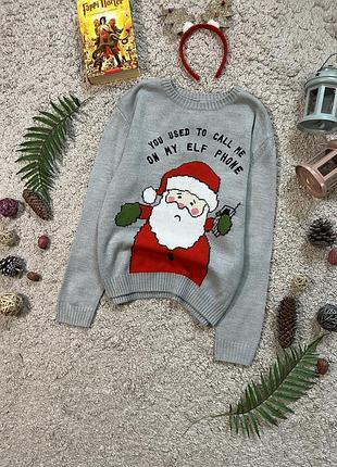 Джемпер с рождественским принтом No103max 6