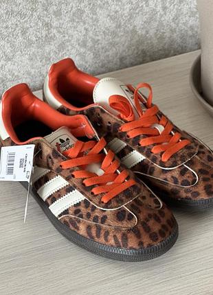 Кросівки adidas originals samba og leopard леопард