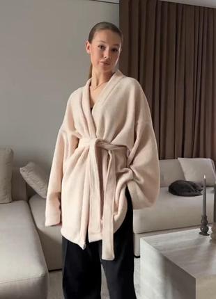 Кардиган жіночий теплий пухнаста ангора