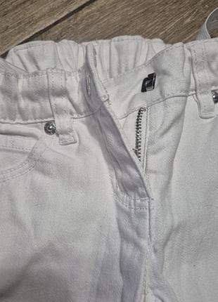 Белые брюки джинсы 2