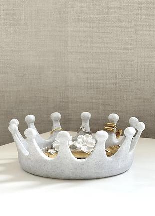 Підставка корона органайзер для прикрас біжутерії годинника та інших дрібниць