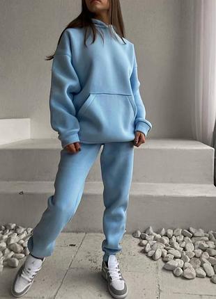 Костюм на флісі різні кольори кенгуру штани