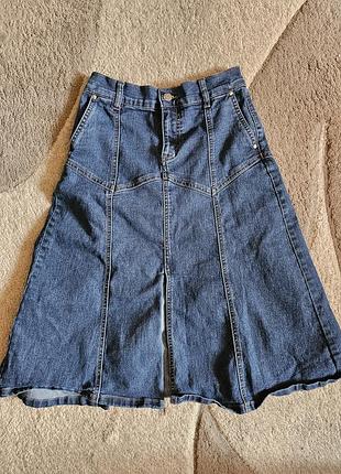 Юбка джинсовая