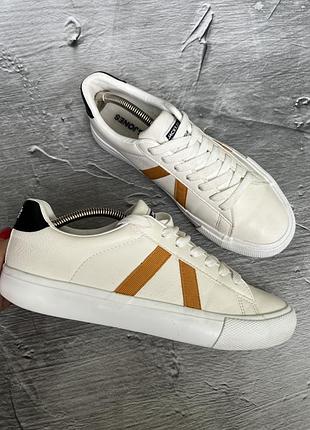 Чоловічі білі кеди jack&jones denim, 41р.