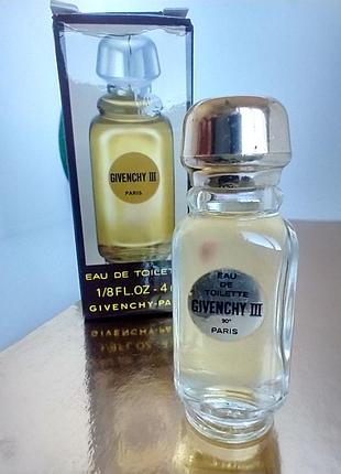 Givenchy iii givenchy винтаж миниатюра 4 мл оригинал