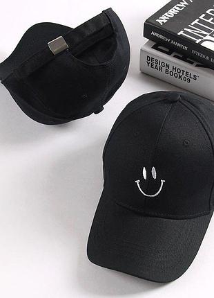 Кепка smile. чорна