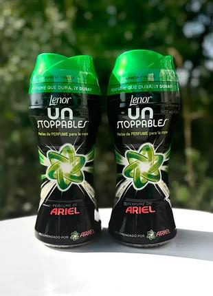 Парфумований кондиціонер для прання в гранулах lenor unstoppables ariel, 210 г
