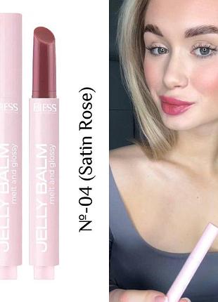 Бальзам-тінт для губ bless beauty jelly balm (04-satin rose), 2,2 г.