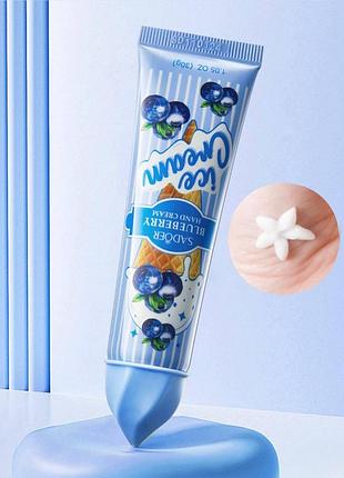 Крем для рук з  ароматом чорниці sadoer blueberry, 30 г
