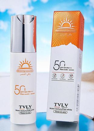 Солнцезащитный крем для лица на водной основе spf50+ tvlv , 50 г