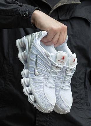 Мужские кроссовки nike shox tl white 40-41-44-45