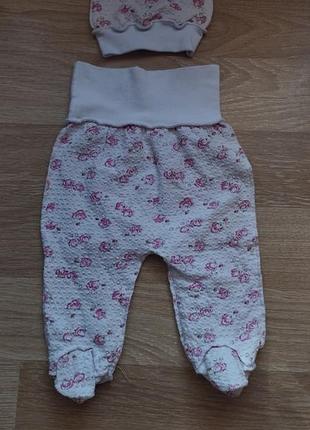 Дитячий комплект шапочка палзунки