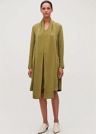 Сукня хакі зелена з завʼязками cos