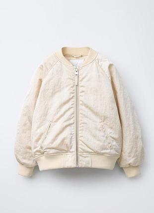 Куртка курточка бомбер 128 134 140 см  zara