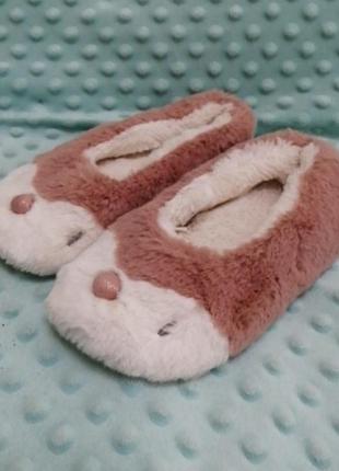 Тапочки пушистые тапочки
