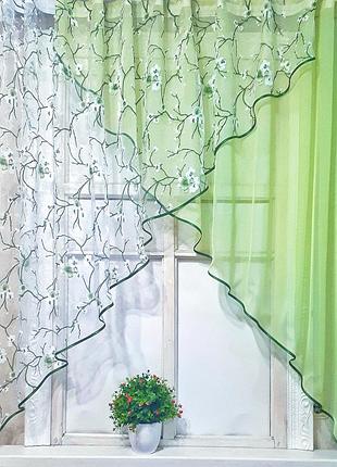 Тюль арка на кухню