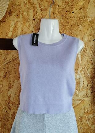 Блуза вязаная жилет